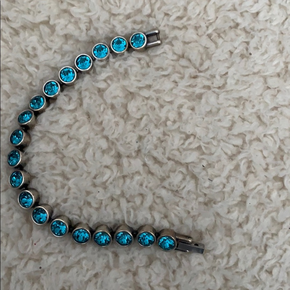 Vintage Indicolite Ice Bracelet
